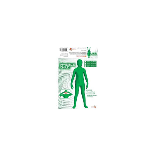 Green Invisible Skin Suit Costume - Teen - Teen