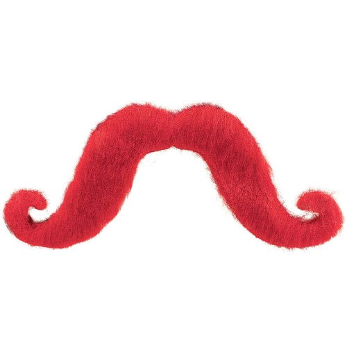 Handlebar Moustache Red
