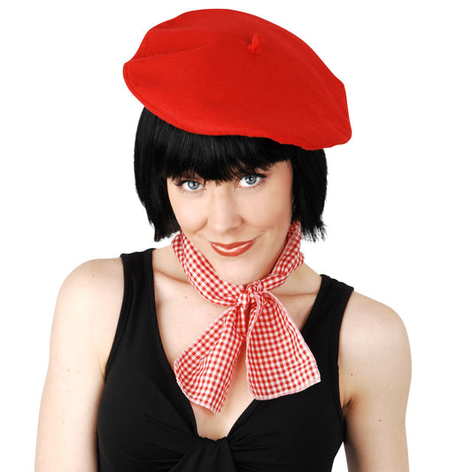 Hat Beret - Red