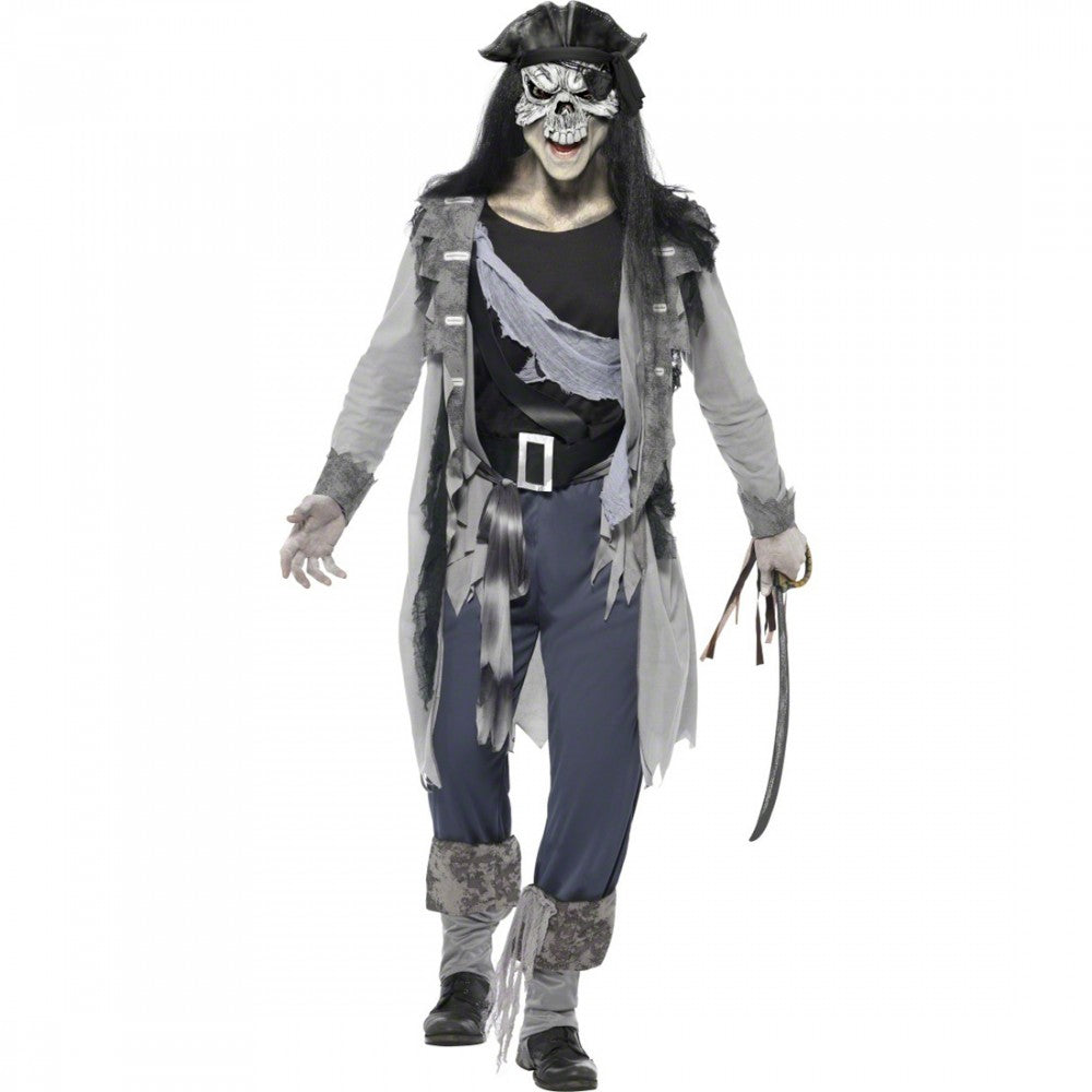 Haunted Swashbuckler Pirate Costume - Adult - M