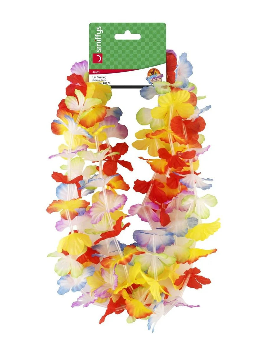 Hawaiian Lei Bunting Decoration