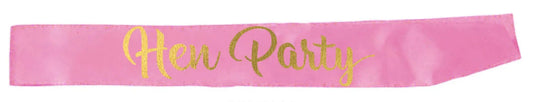 Hen Party Sash - Light Pink