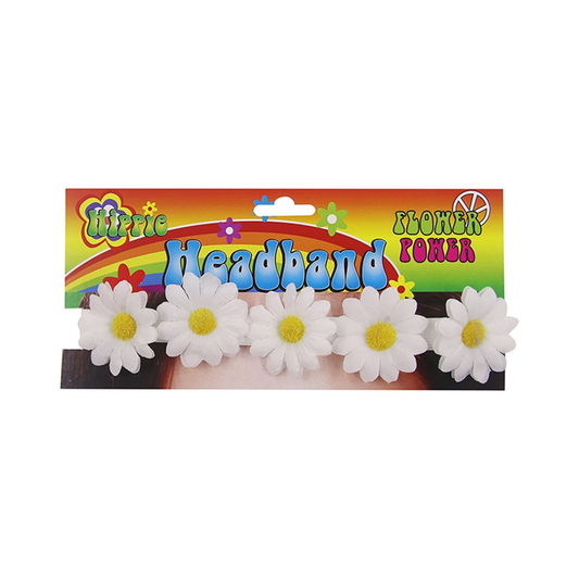 Hippie Daisy Flower Headband