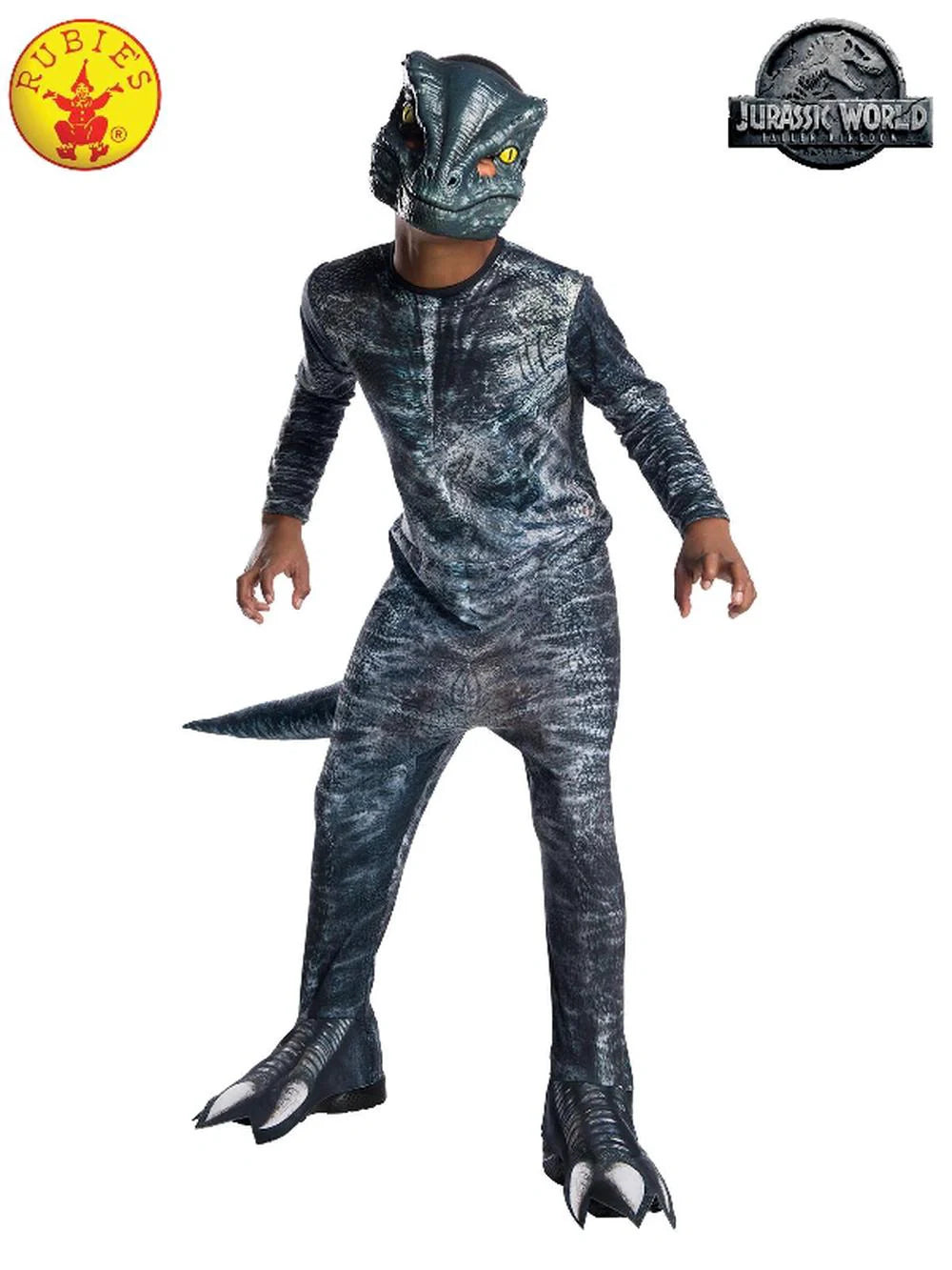 Jurassic World Blue Velociraptor Costume - Child - 9-10