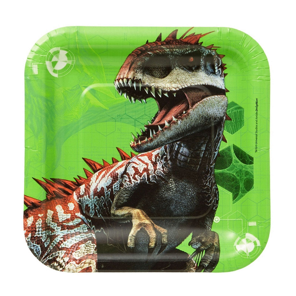Jurassic World Snack Plates