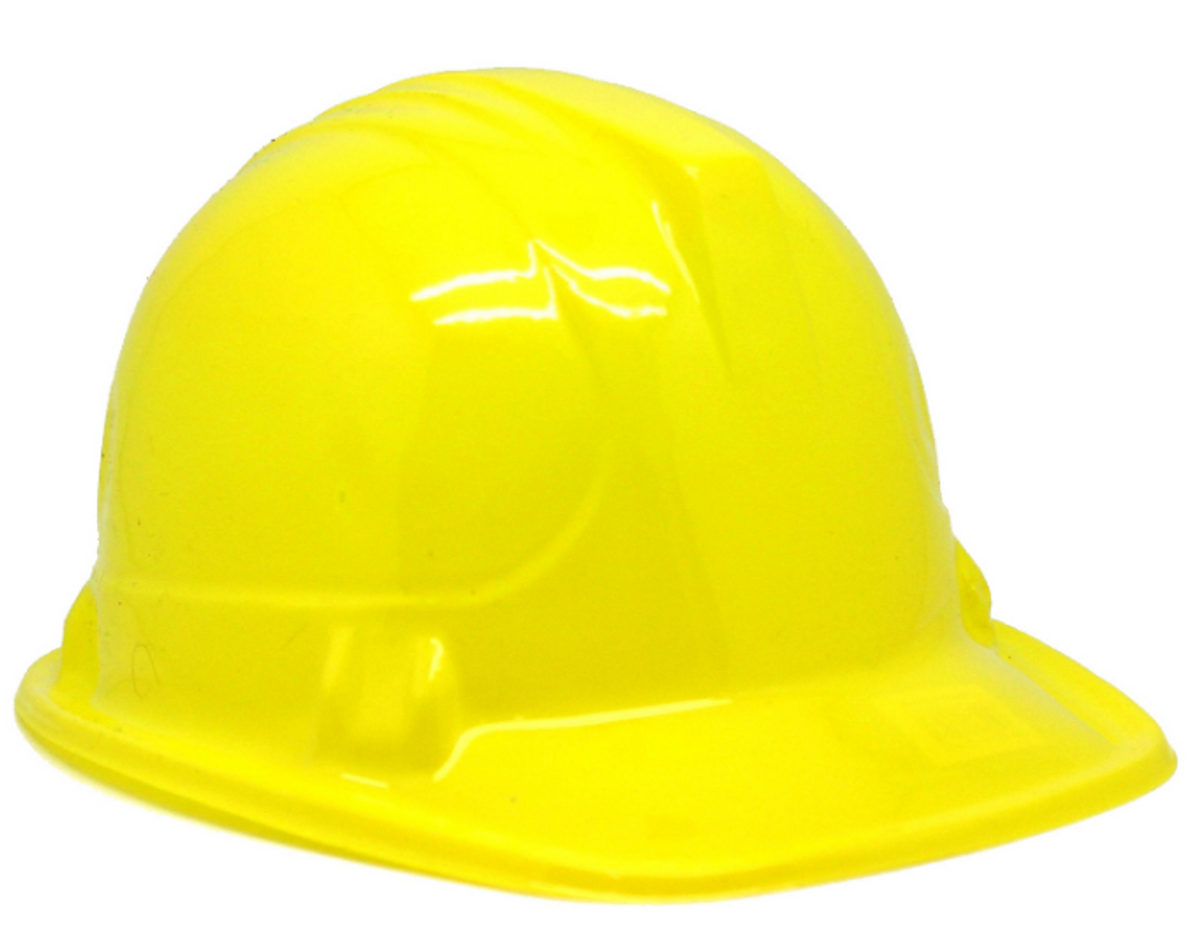 Kids Yellow Plastic Construction Hat