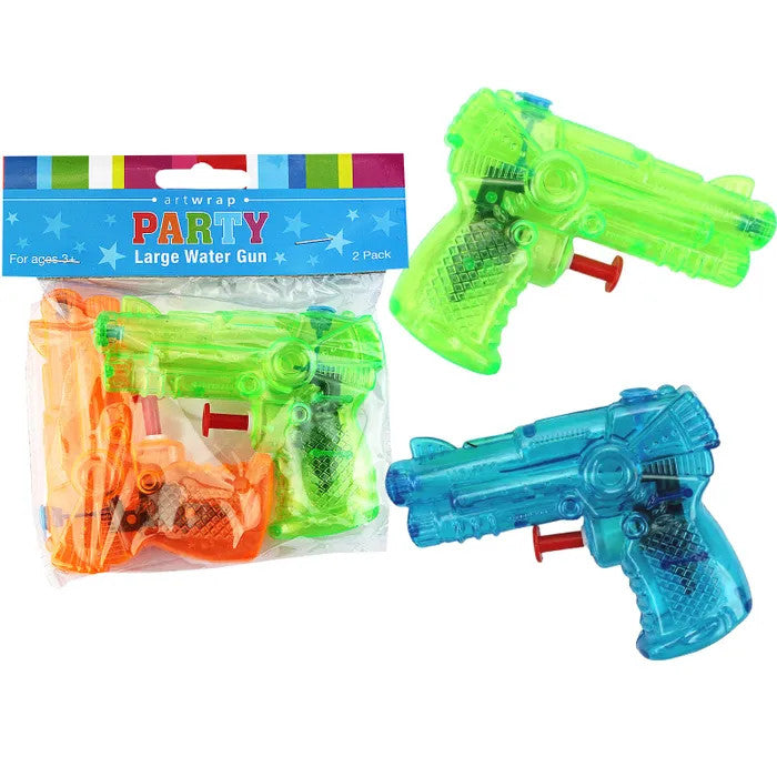 Water Pistols 2 Pack Party Favours