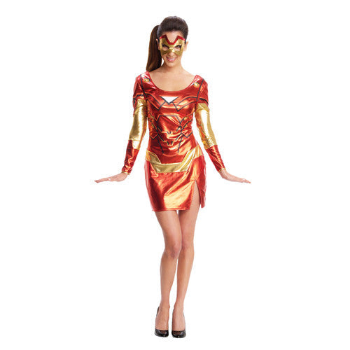 Marvel Iron Rescue Sexy Womens Dress Up Costume - L