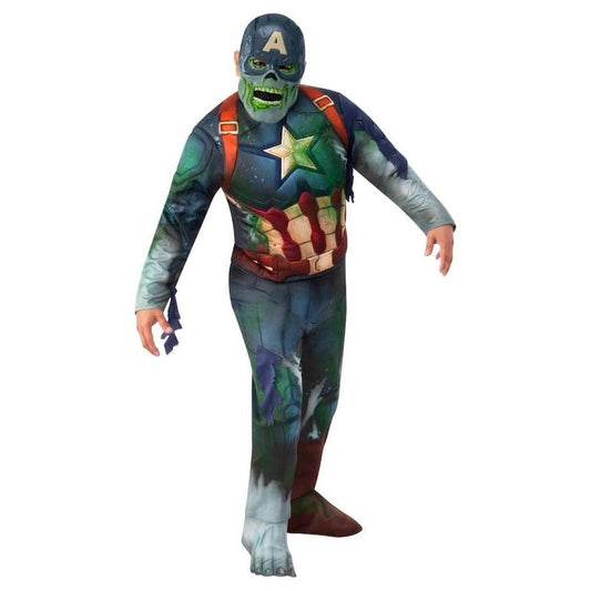 Marvel What If Zombie Captain America Deluxe Teen Costume