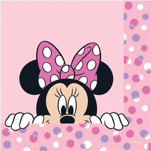 Minnie Mouse Lunch Napkins (Pk 20)
