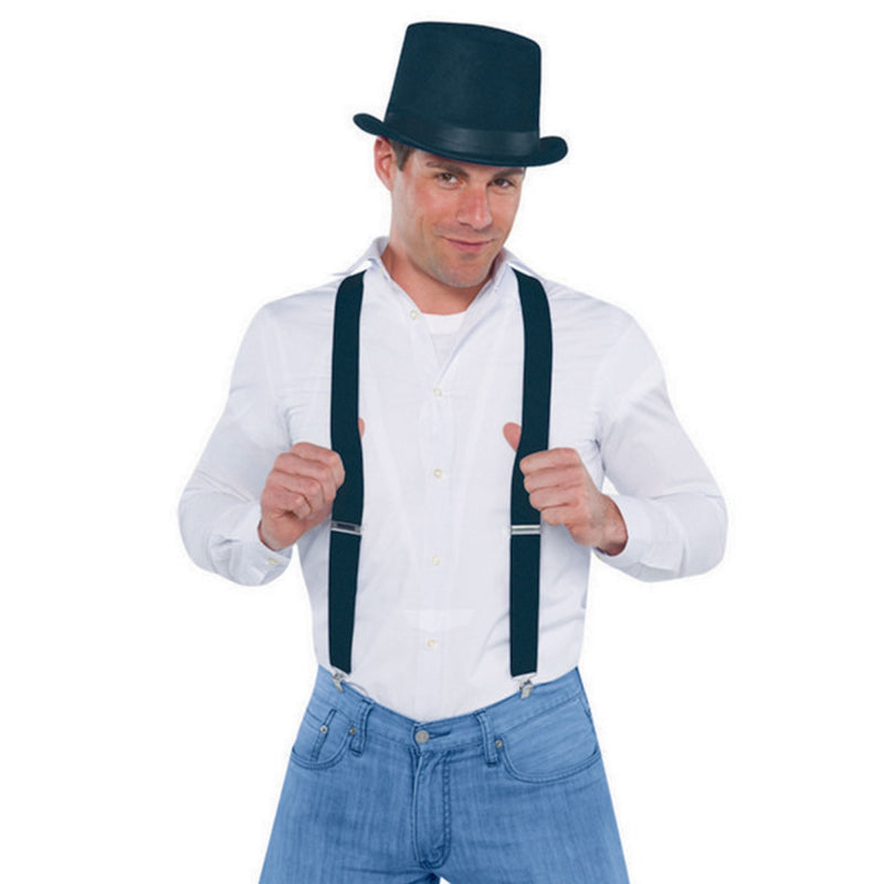 Navy Blue Suspenders