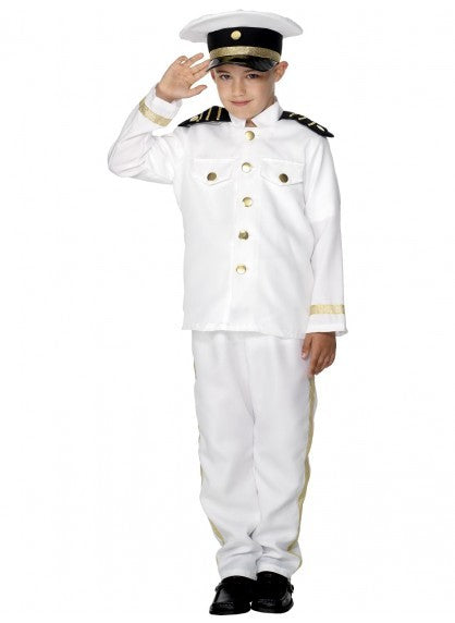 Navy Captain Costume - Child - L