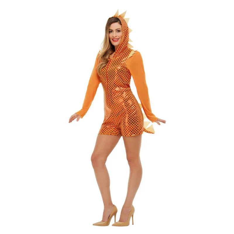 Orange Dragon Costume - Adult - XS