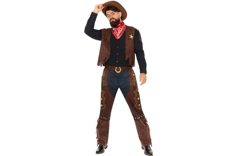 Western Cowboy Costume - Men's Extra Large - XL
