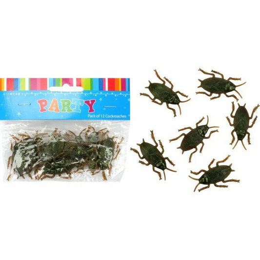 Party Favours - Cockroach Toys (Pk 12)
