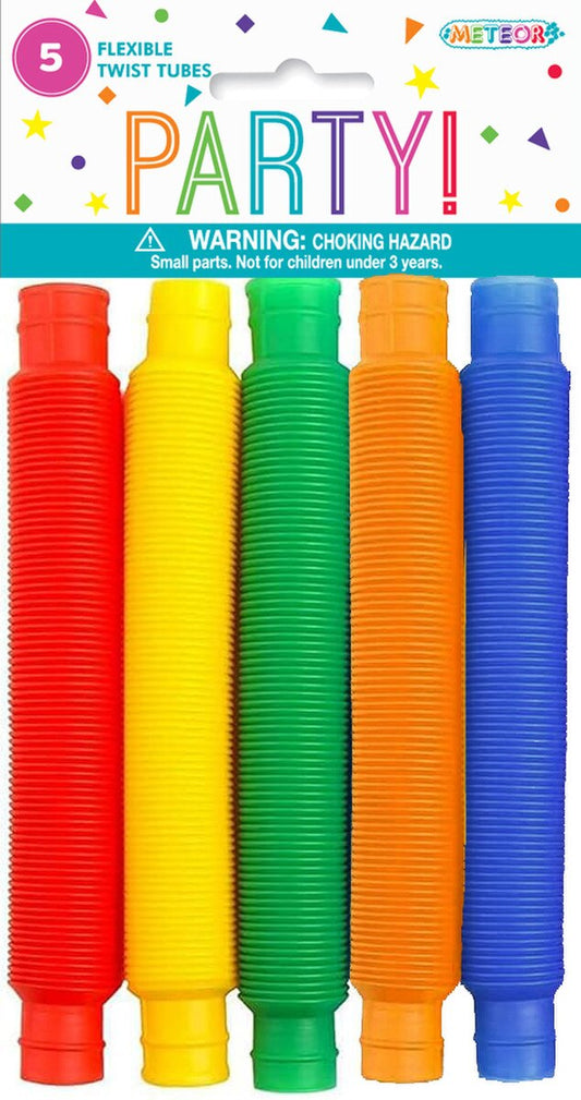 Party Favours - Flexible Twist Tubes (Pk 5)