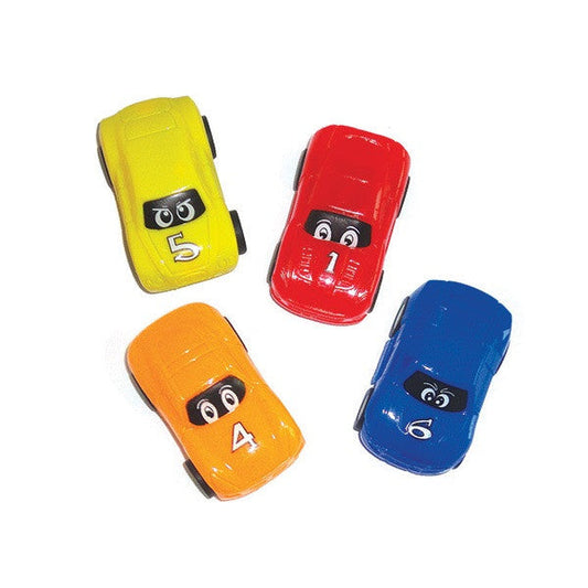 Party Favours - Mini Pull Back Car Toy (Pk 4)