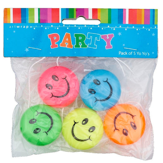 Party Favours  Yo-Yos (Pk 5)