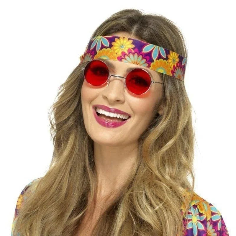Party Glasses - Hippie Specs Red