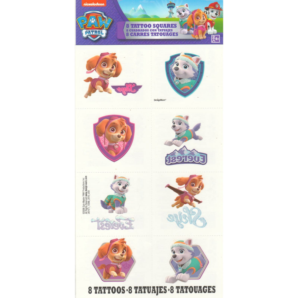 Paw Patrol Girl Tattoos