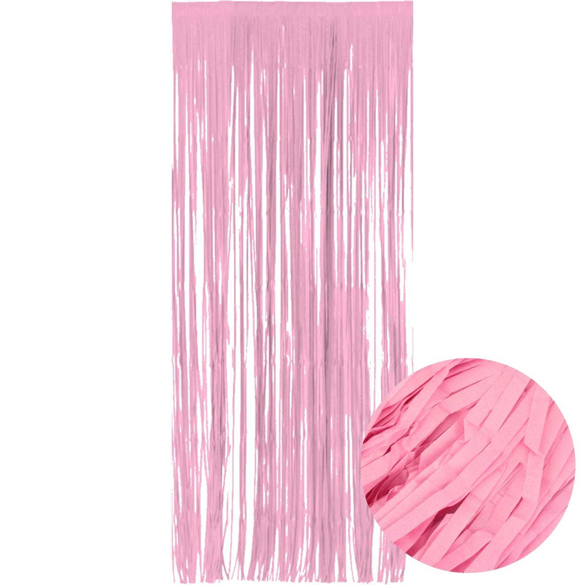 Pink Paper Curtain Backdrop