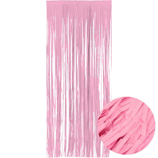 Pink Paper Curtain Backdrop