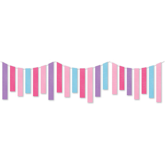 Pink Ribbon Garland Decoration