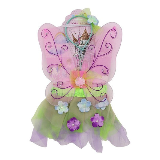 Pink and Green Fairy Dress Up Costume Set