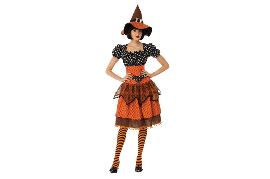 Polka Dot Witch Costume - Adult - S