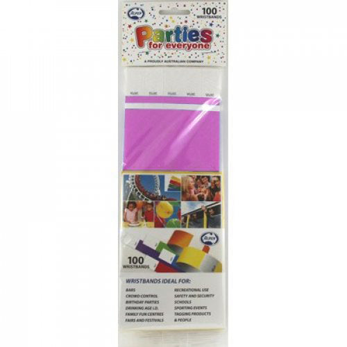 Purple - Wristbands (Pk 100)