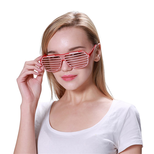 Red Bling Glasses
