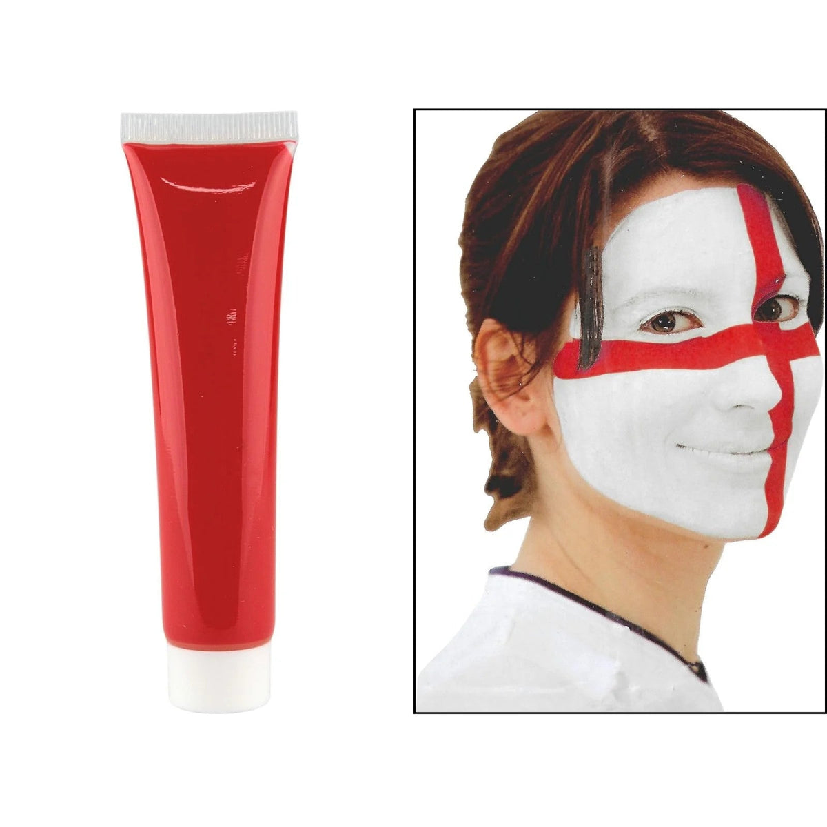 Red Face Paint Tube
