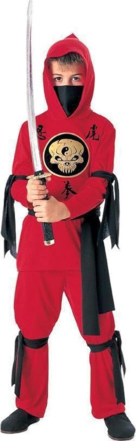 Red Ninja Costume - Child - M