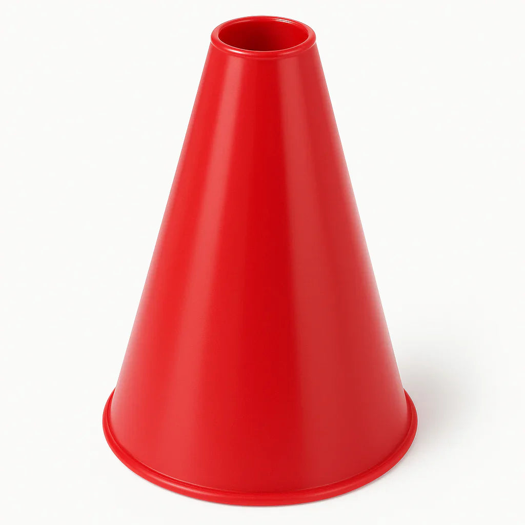 Red Plastic Megaphone