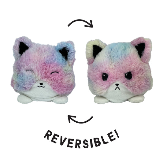 Reversible Cat Plush Toy