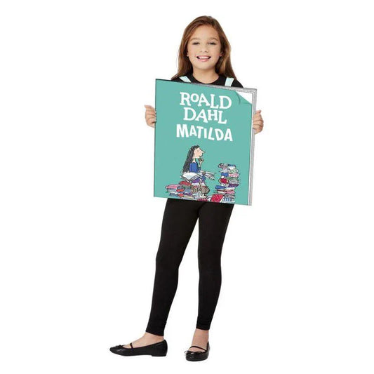 Roald Dahl Matilda Book Cover Costume - Child - STD