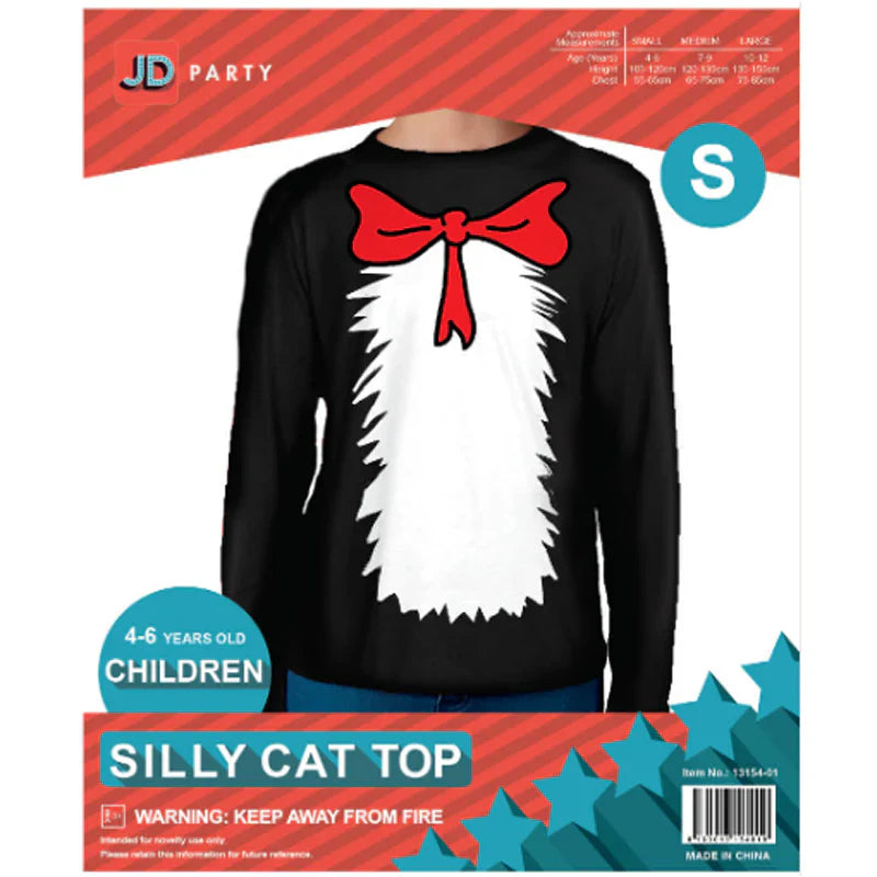 Silly Cat Costume  Top - Child - S