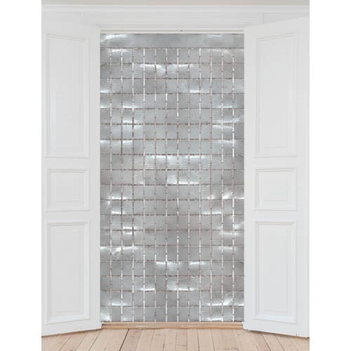 Silver Foil Backdrop 2m x 90cm