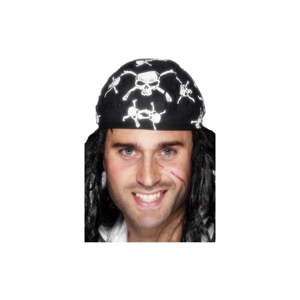 Skull and Crossbones Pirate Bandana