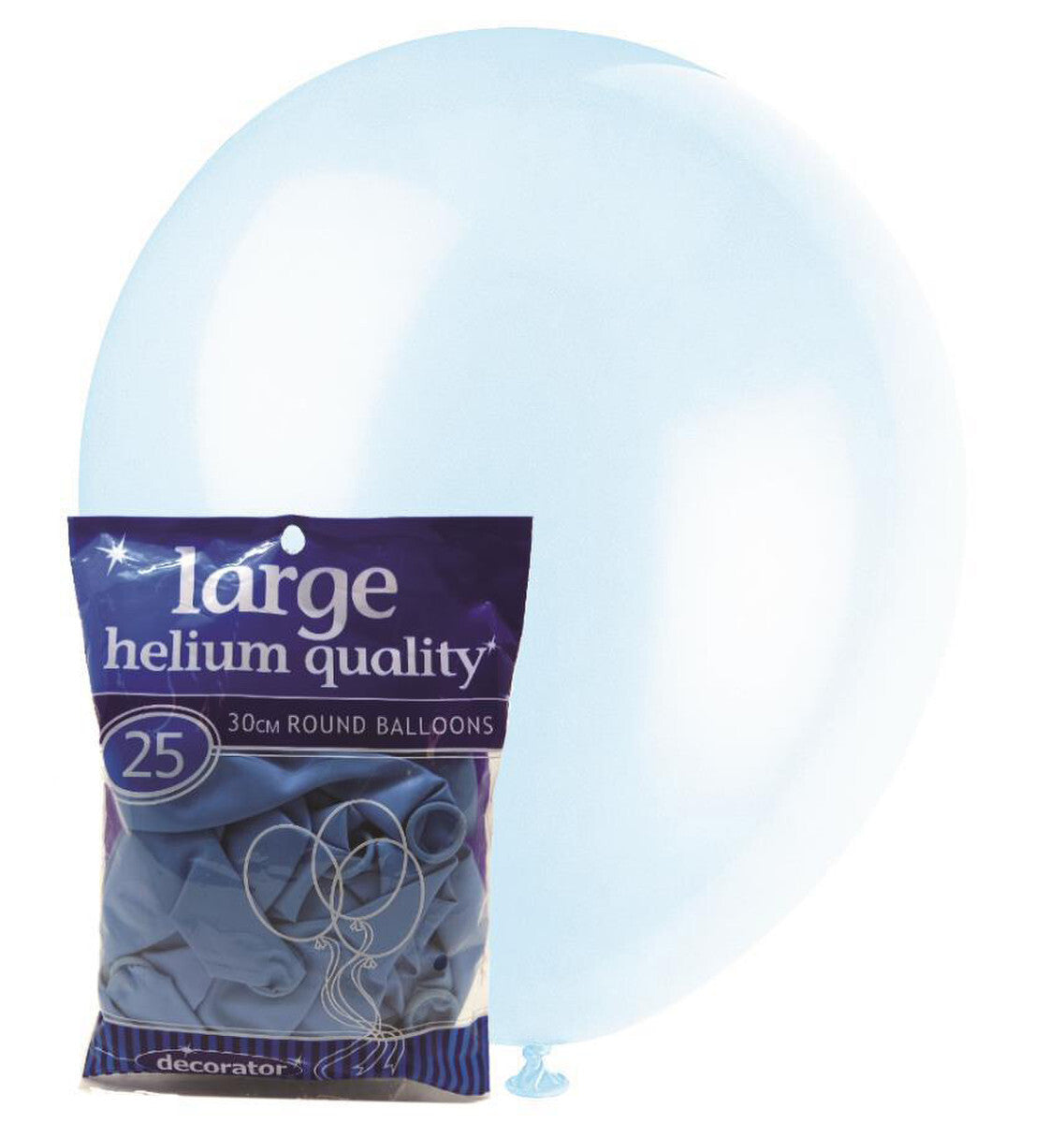 Sky Blue Decorator Balloons