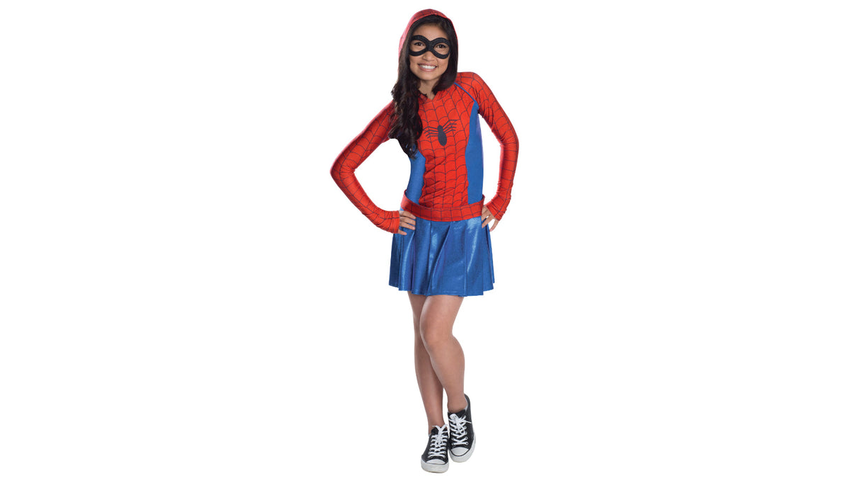 Spider-Girl Hoodie Dress Costume - Child - 11-13
