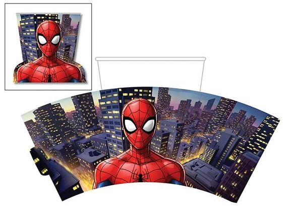 Spider-Man Paper Cup Sleeves Pk 8