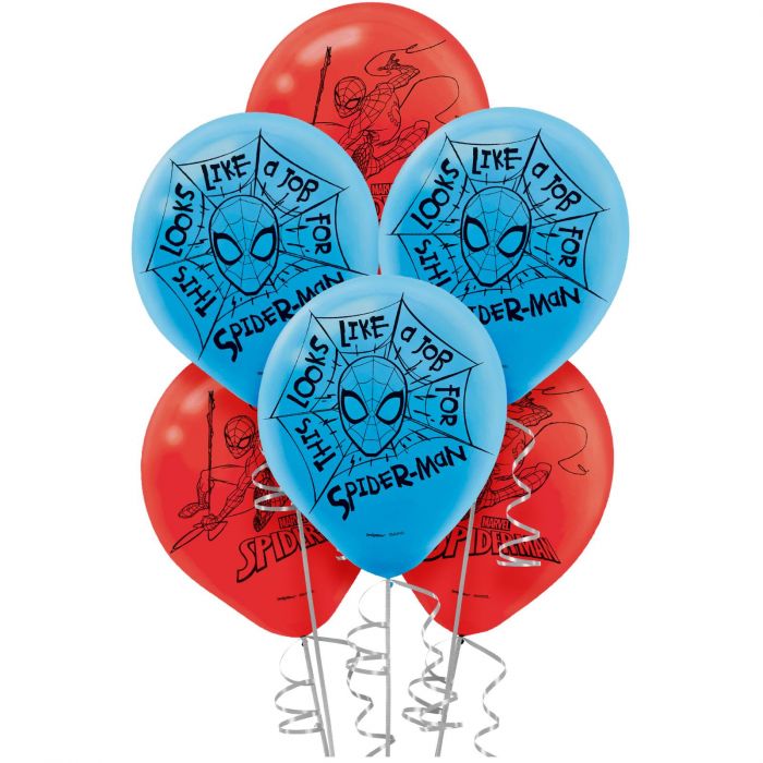 Spiderman Latex Balloons