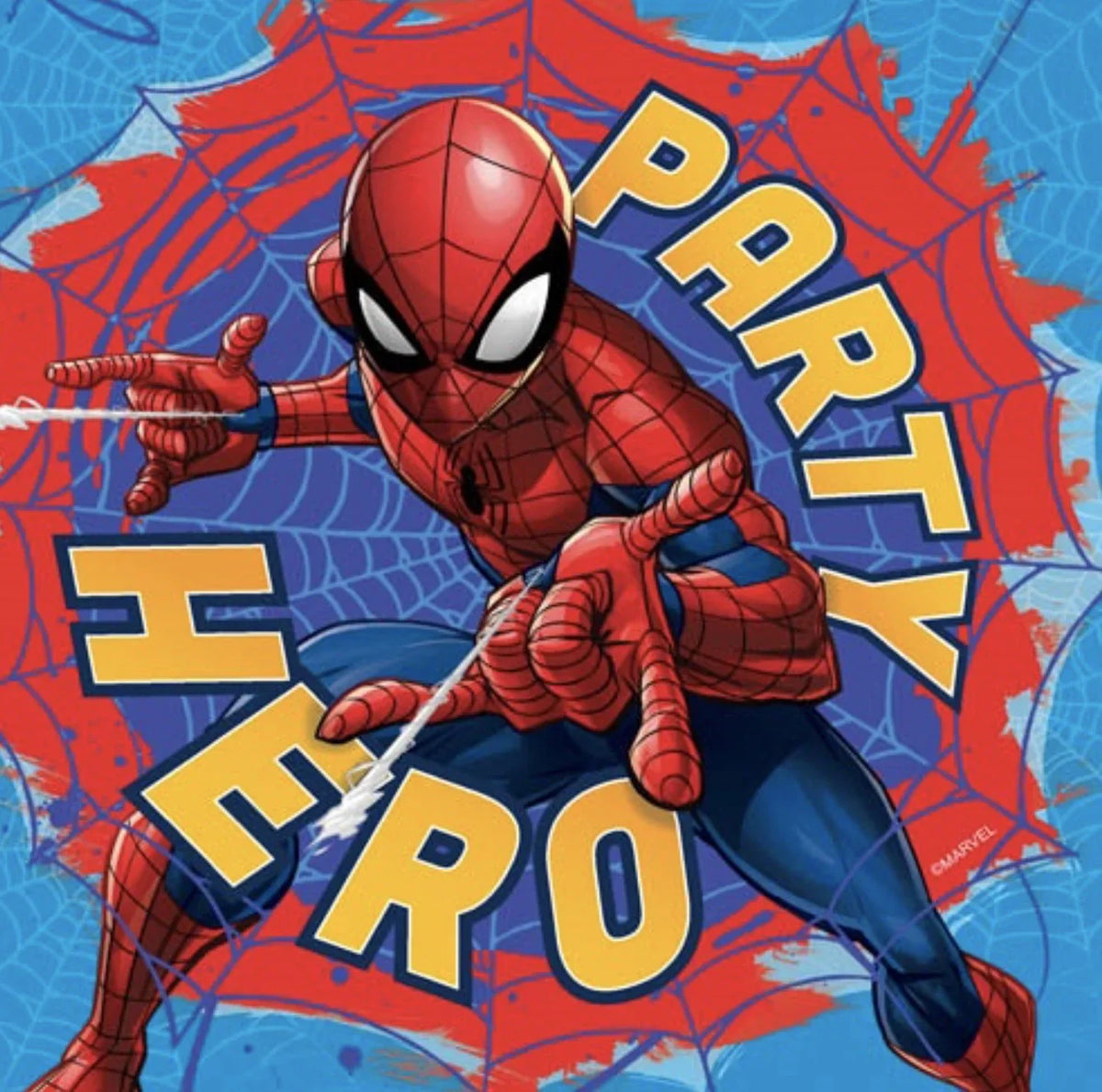 Spiderman Lunch Napkins 20 Pack