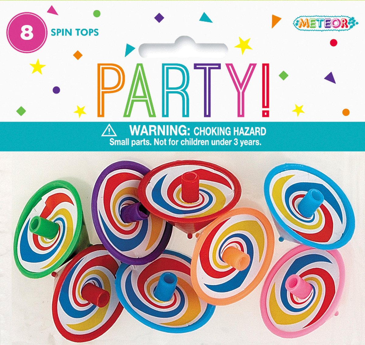 Spin Tops 8 Pack