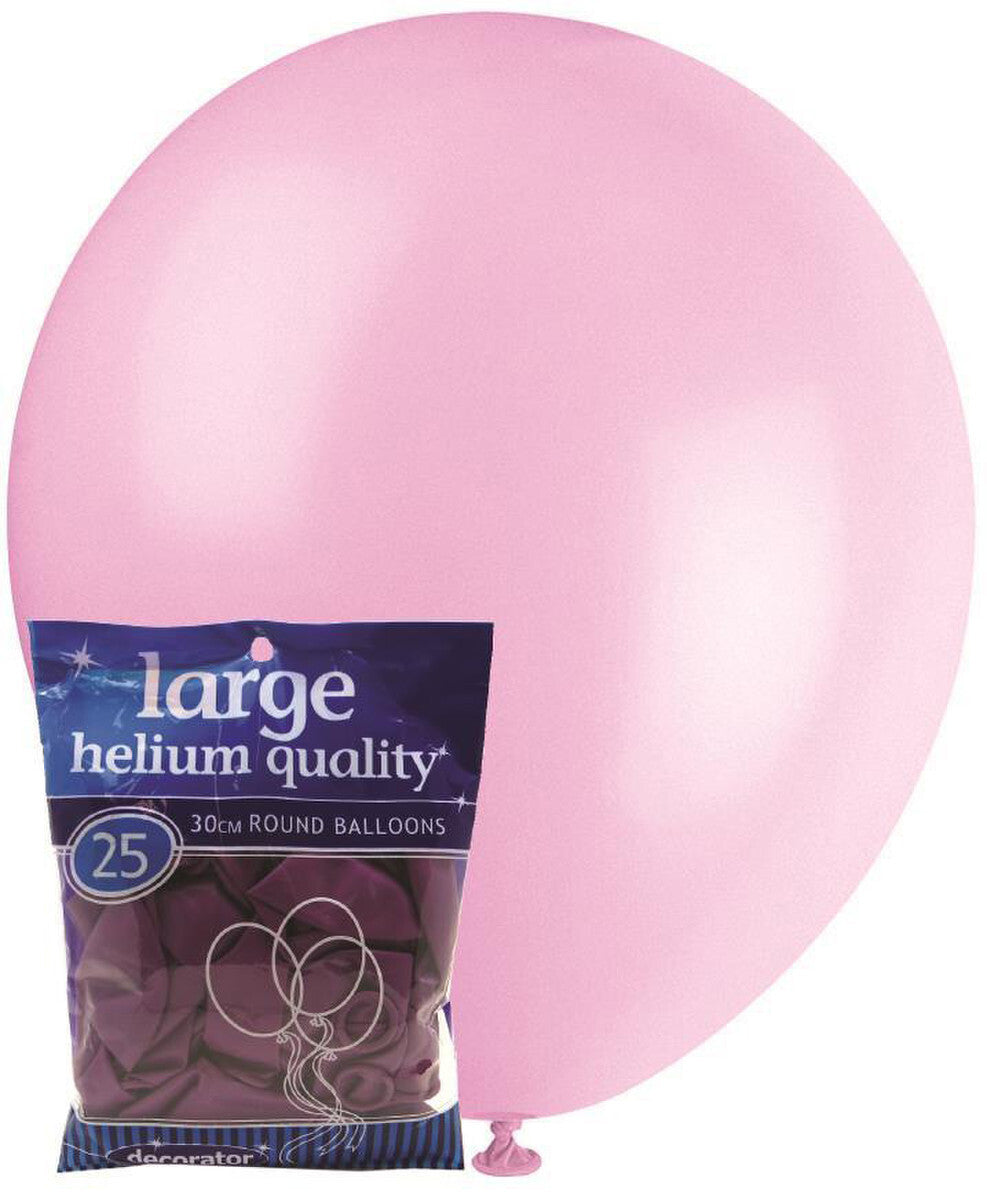Standard Latex Balloons 25 Pack Pretty Purple