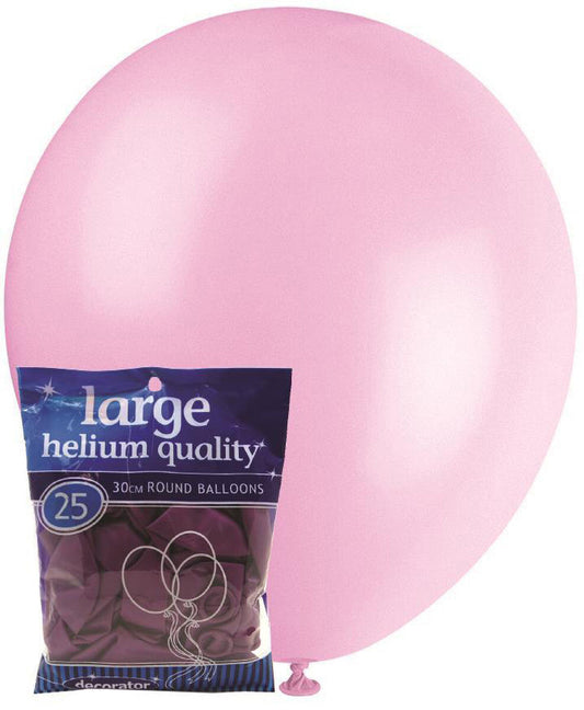 Standard Latex Balloons 25 Pack Pretty Purple