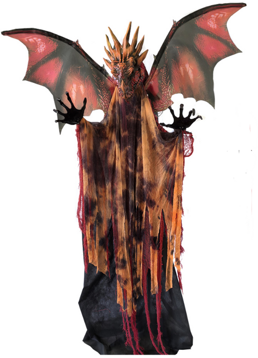 Standing Dragon Man Halloween Prop