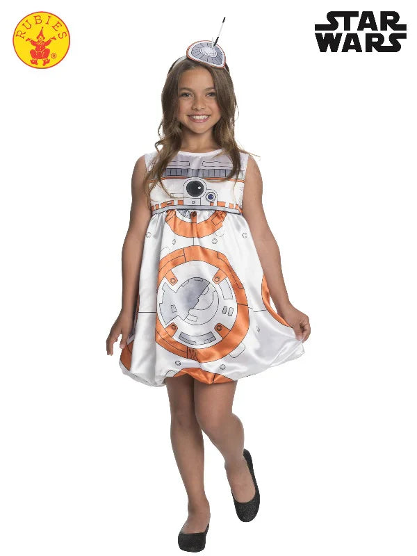 Star Wars BB-8 Droid Dress Girls Costume - M