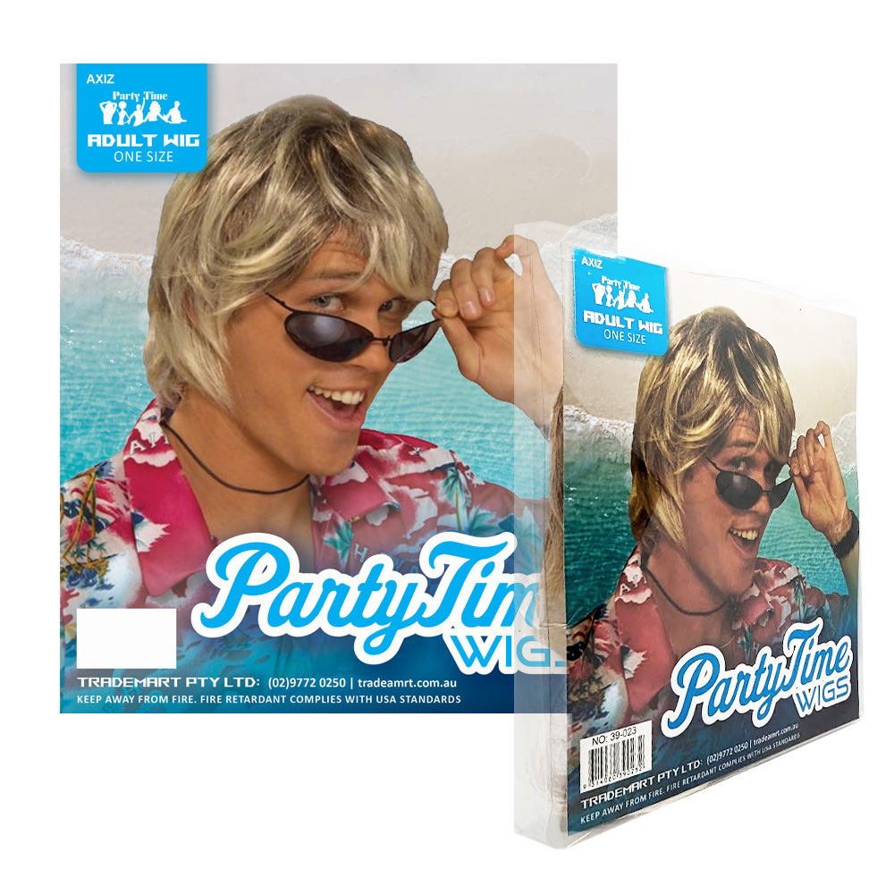 Surfer Dude Wig Costume Accessory